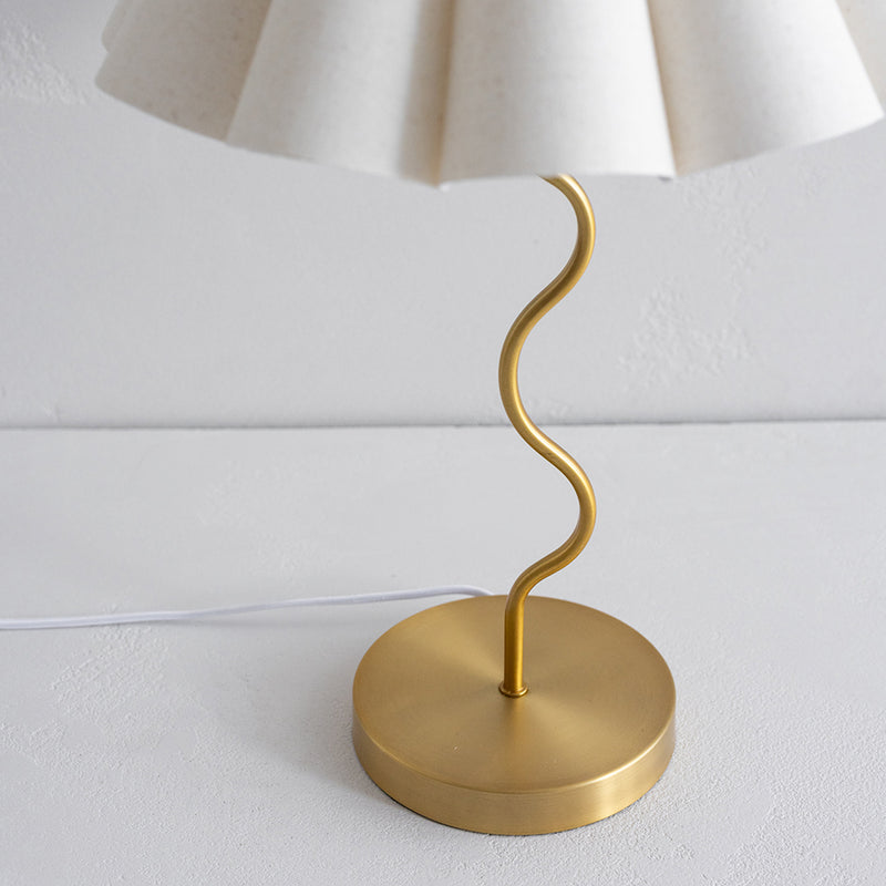 Cora Table Lamp - Gold/Natural