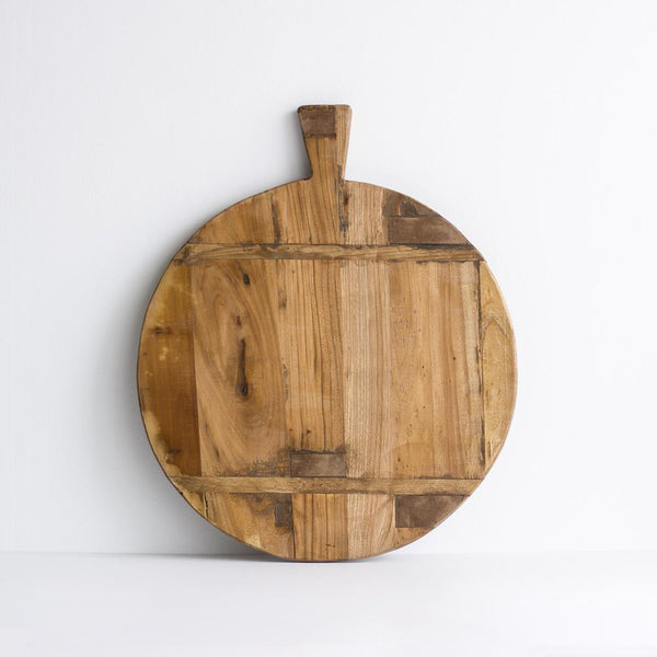Elm Board Round - With Handle