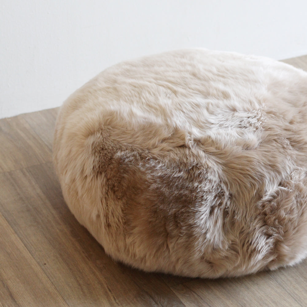 New Zealand Wool Ezra Ottoman