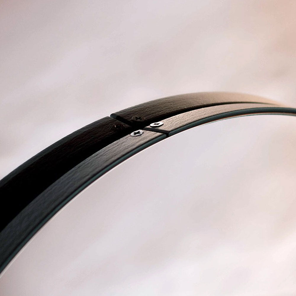 Round Outline Mirror 800mm - Black