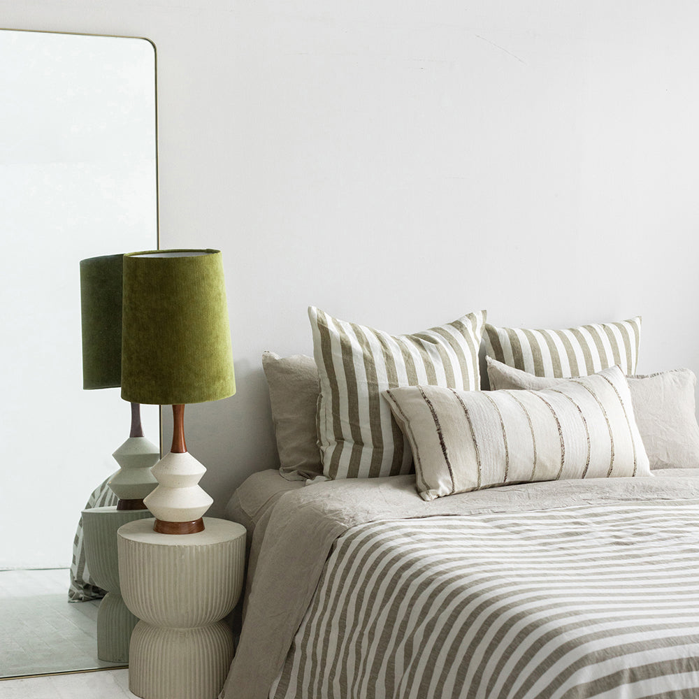 Leaning Floor Mirror - Brass