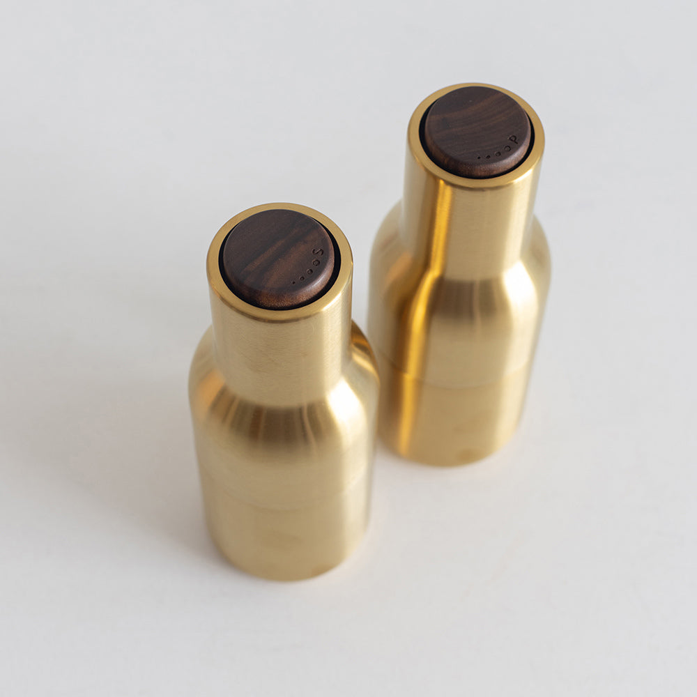 AUDO Salt & Pepper Grinders (Walnut Lid)