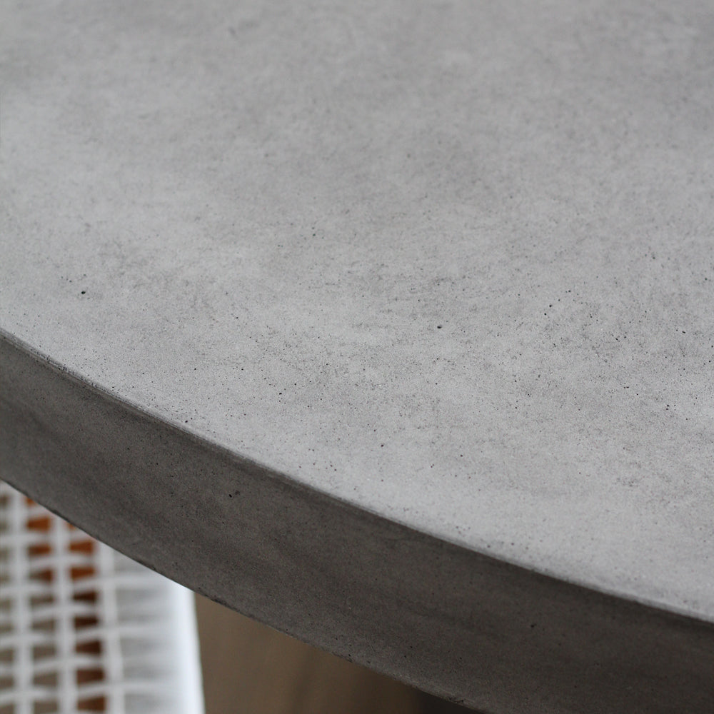 Milano Round Concrete Table - Grey