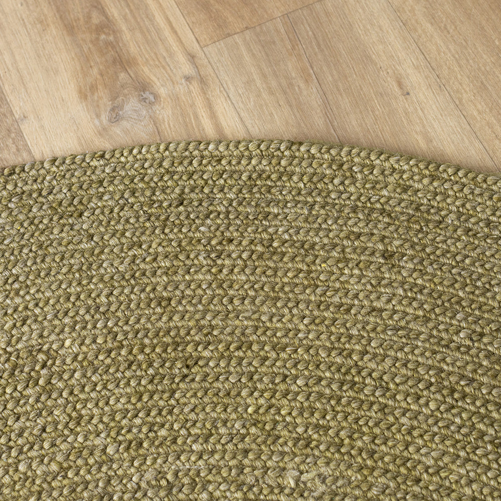 Tairua Floor Rug - Moss Green