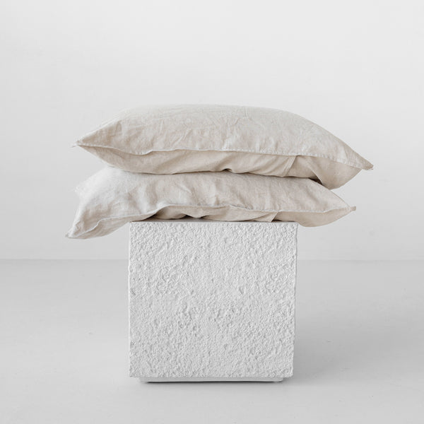 Linen Pillowcases - Oatmeal