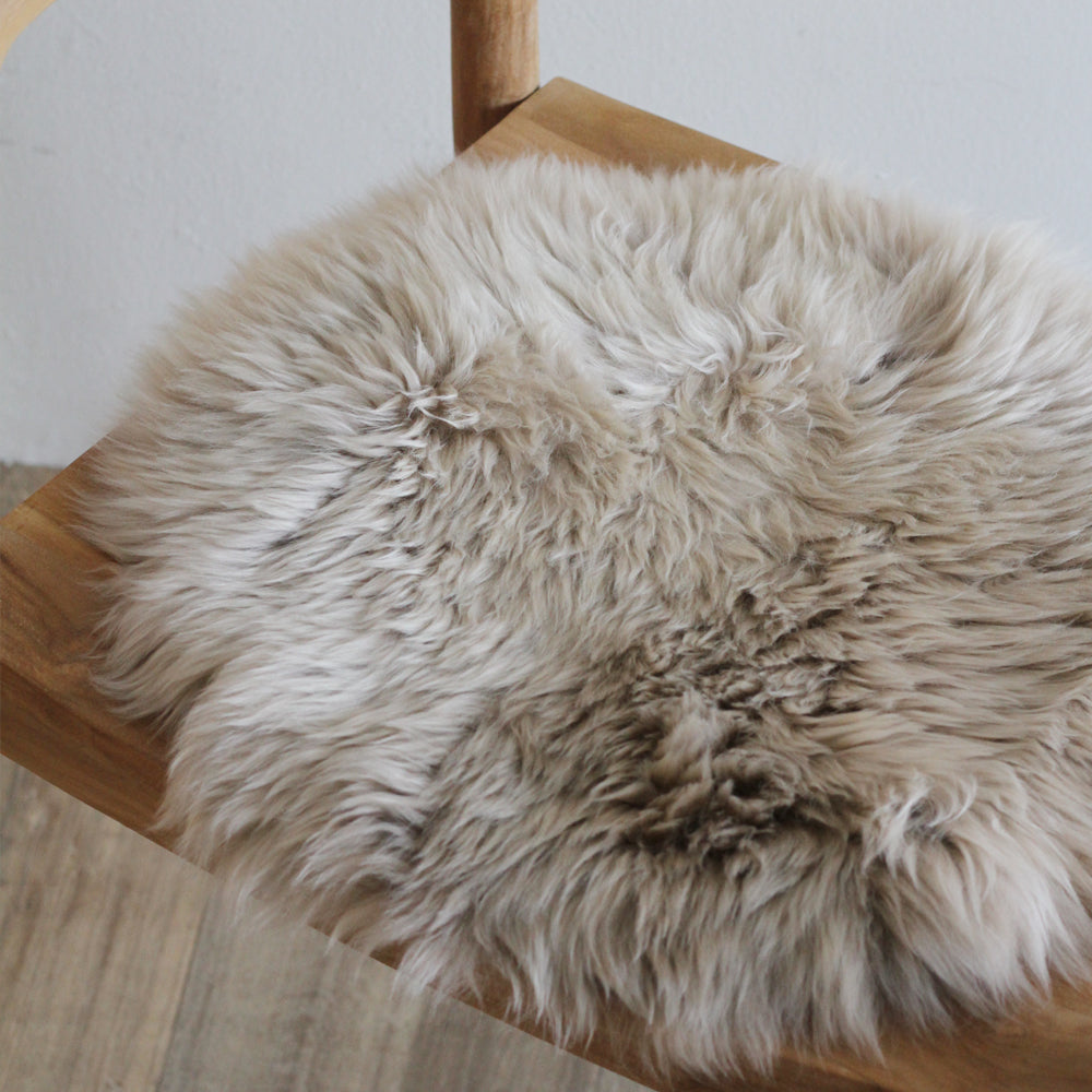 Round Sheepskin Pad Nappa