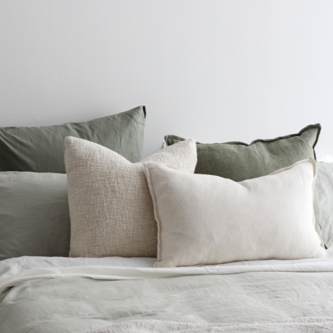 Arcadia Lumbar Cushion - Almond