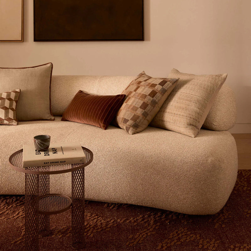Enzo Whiskey Heavy Linen Cushion