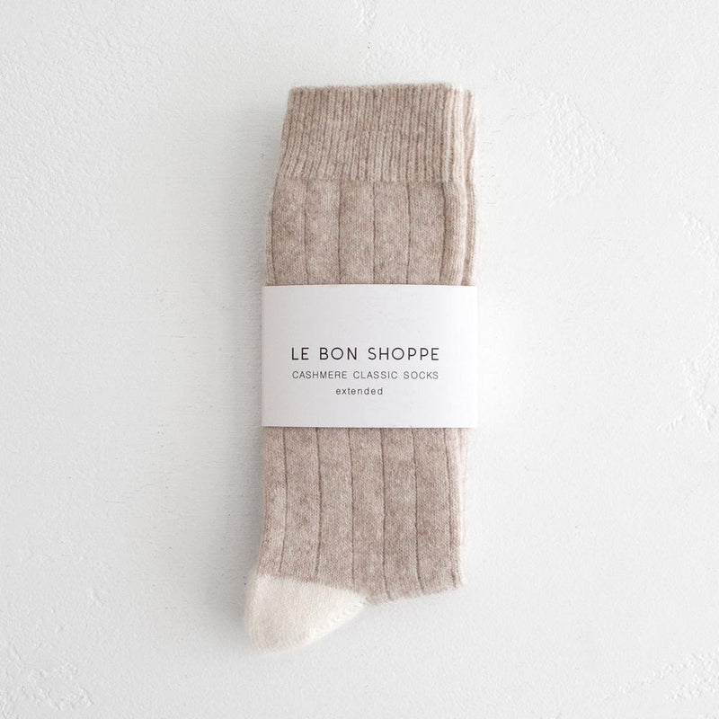 Cashmere Classic Socks - Fawn