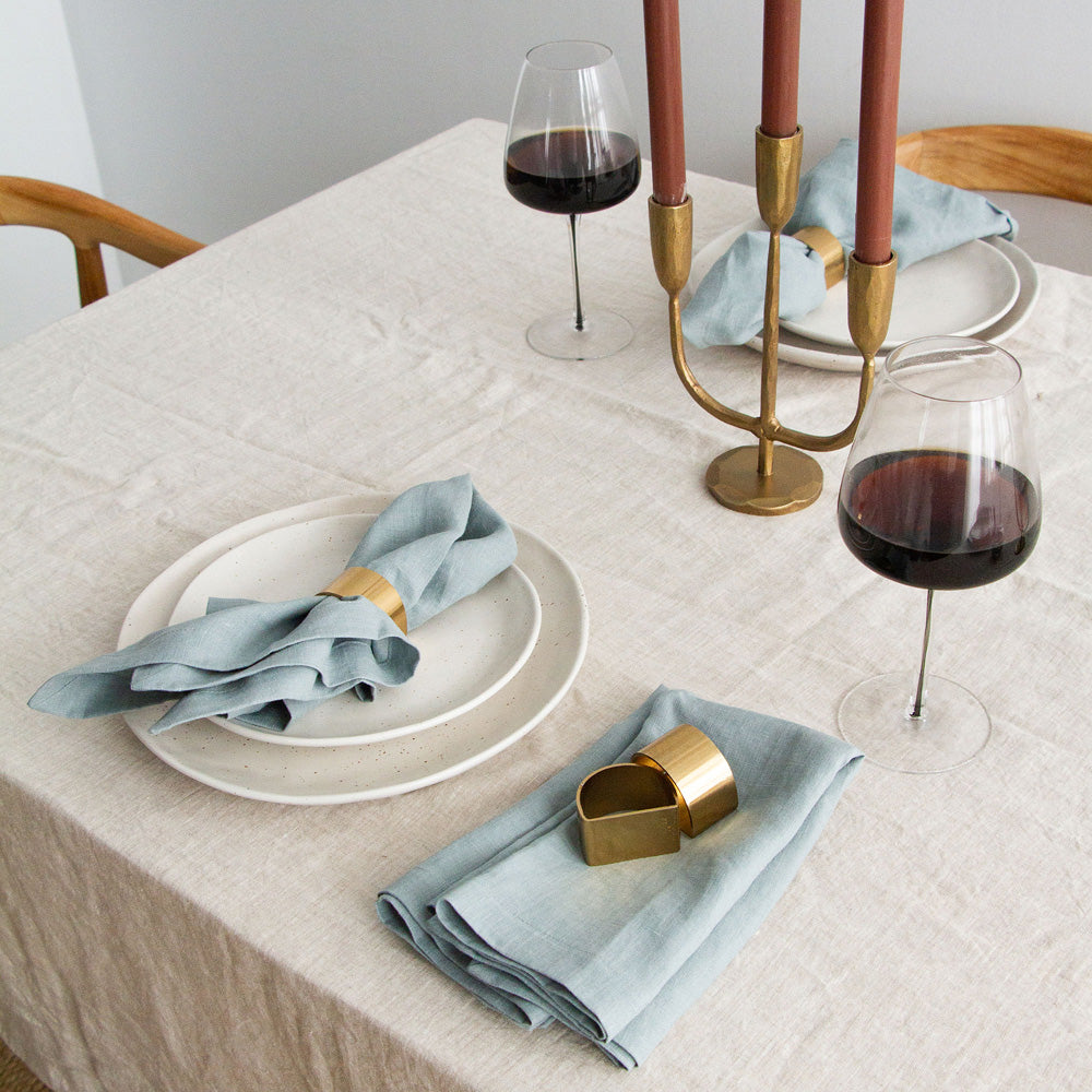 Linen Tablecloth - Oatmeal
