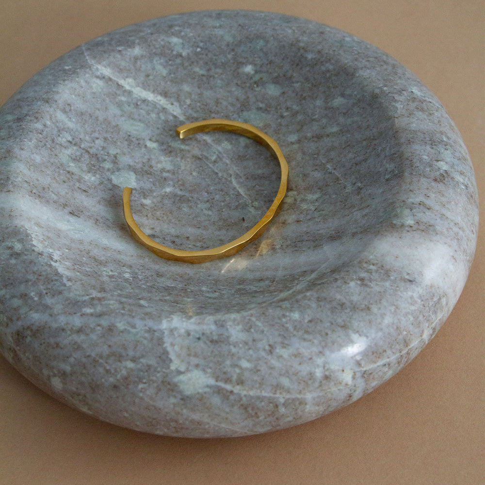 Tri Gold Bangle - Gold