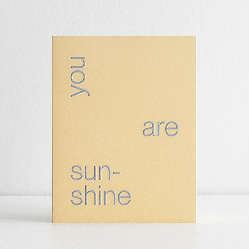 You Are Sunshine
