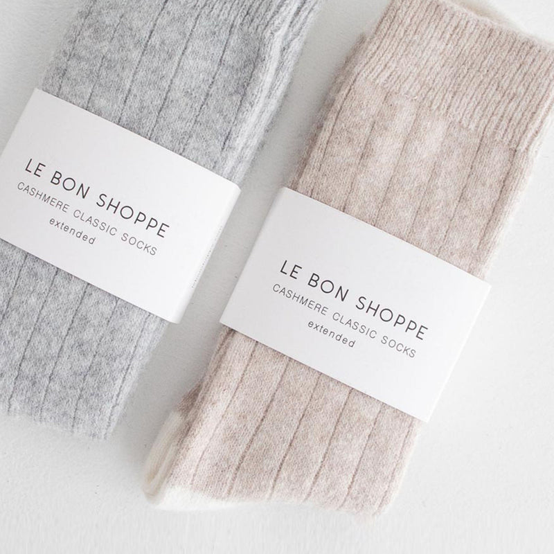 Cashmere Classic Socks - Fawn