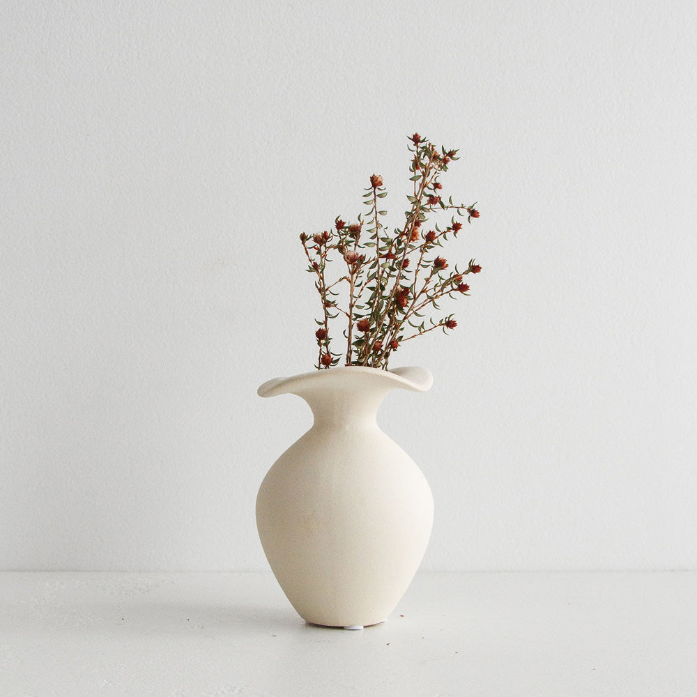 Florentina Vase - Mini, Off white