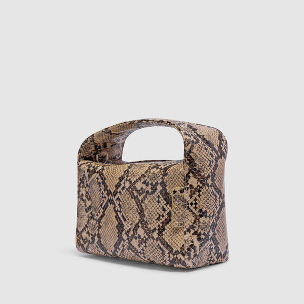 Luca Mini Bag - Beige Python