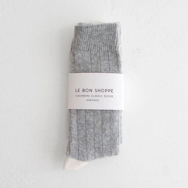 Cashmere Classic Socks - Grey