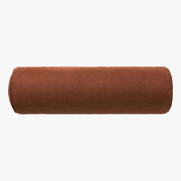 Mae Linen Bolster - Maple