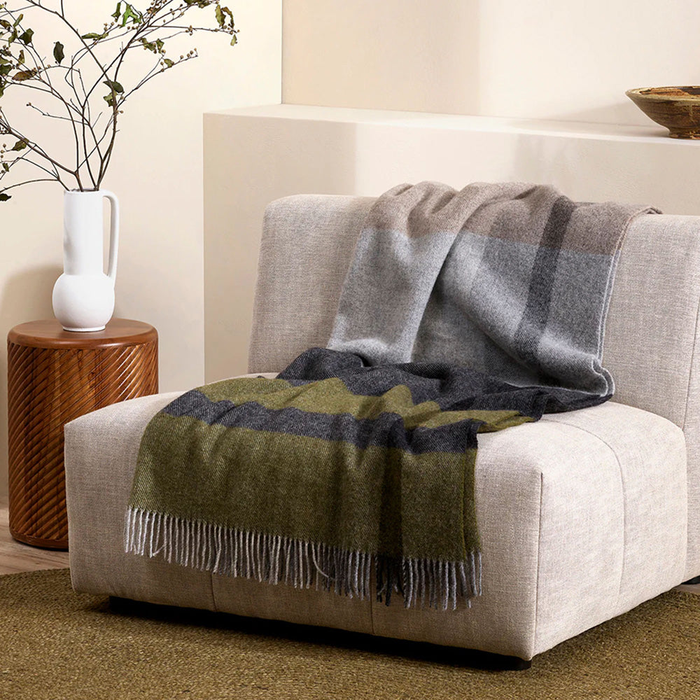 Brunswick Throw  - Olive