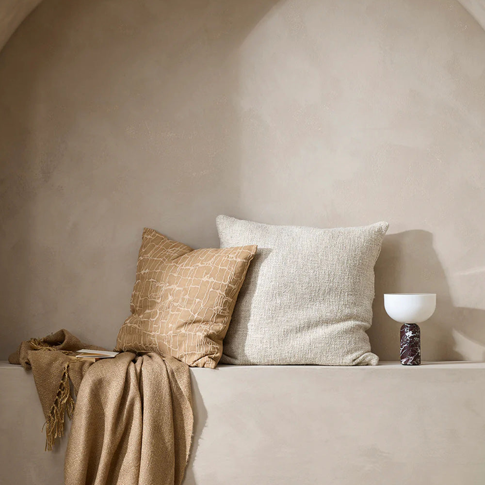 Richmond Wool Blend Throw - Cumin