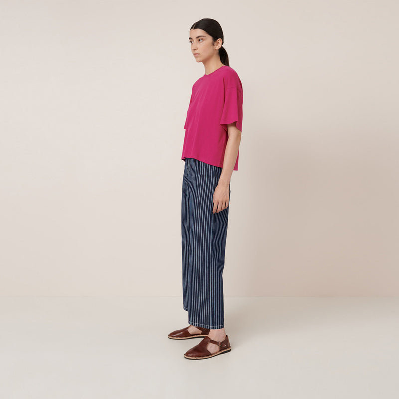 Light Boxy Tee - Magenta