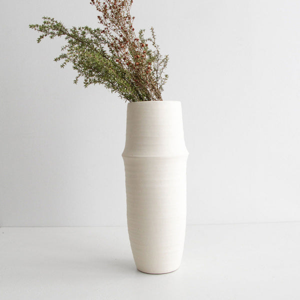 Sawyer Vase - Chalk,  Large