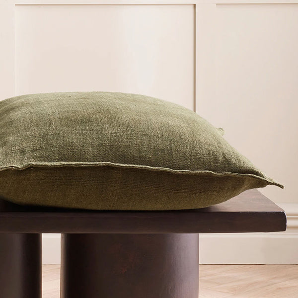 Flaxmill Winter Moss Large Cushion