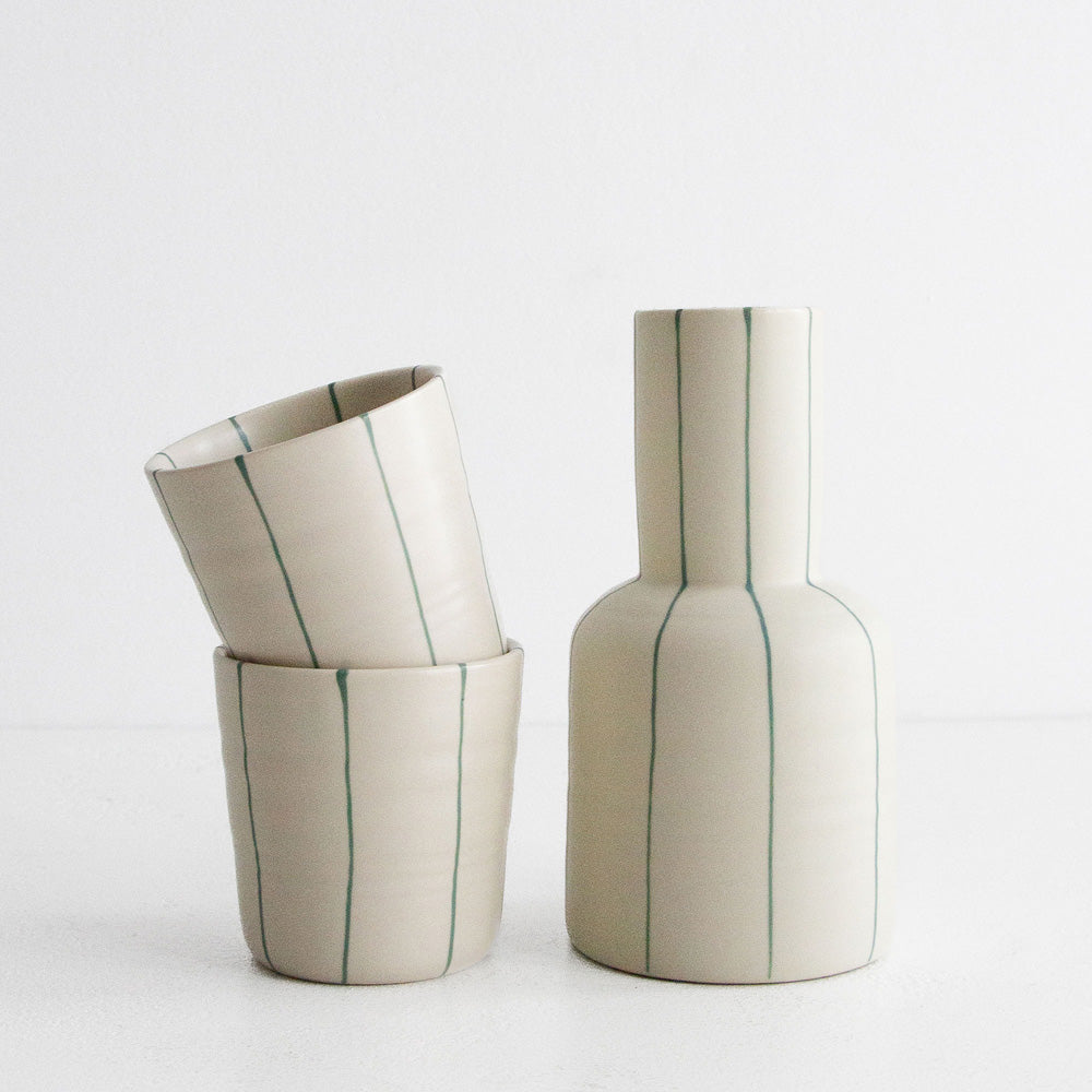 Coastal Junction Carafe & 2 Cup Set