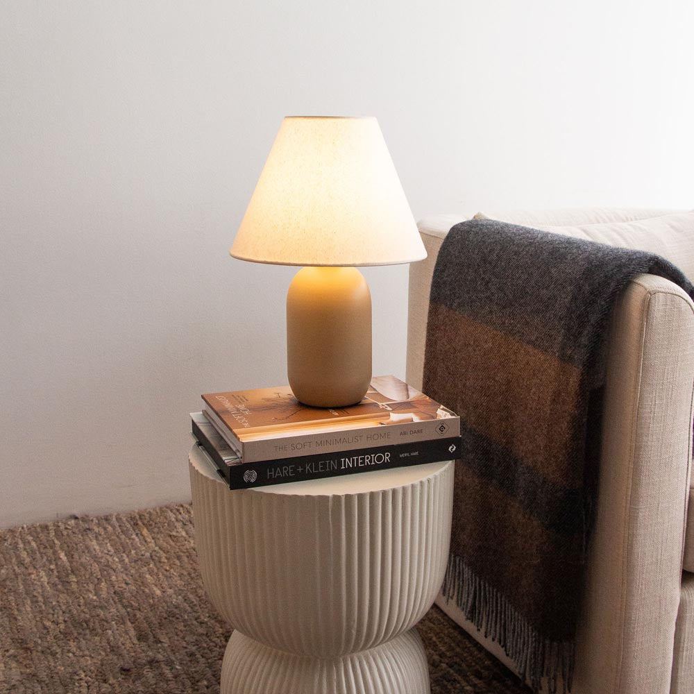 Archie Table Lamp - Taupe