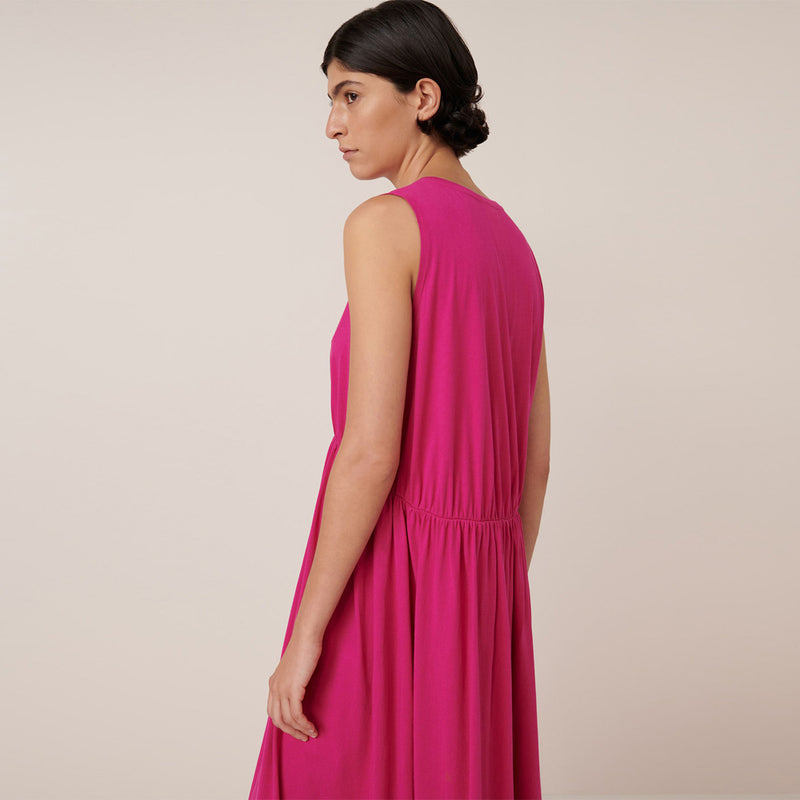 Light Curve Dress - Magenta