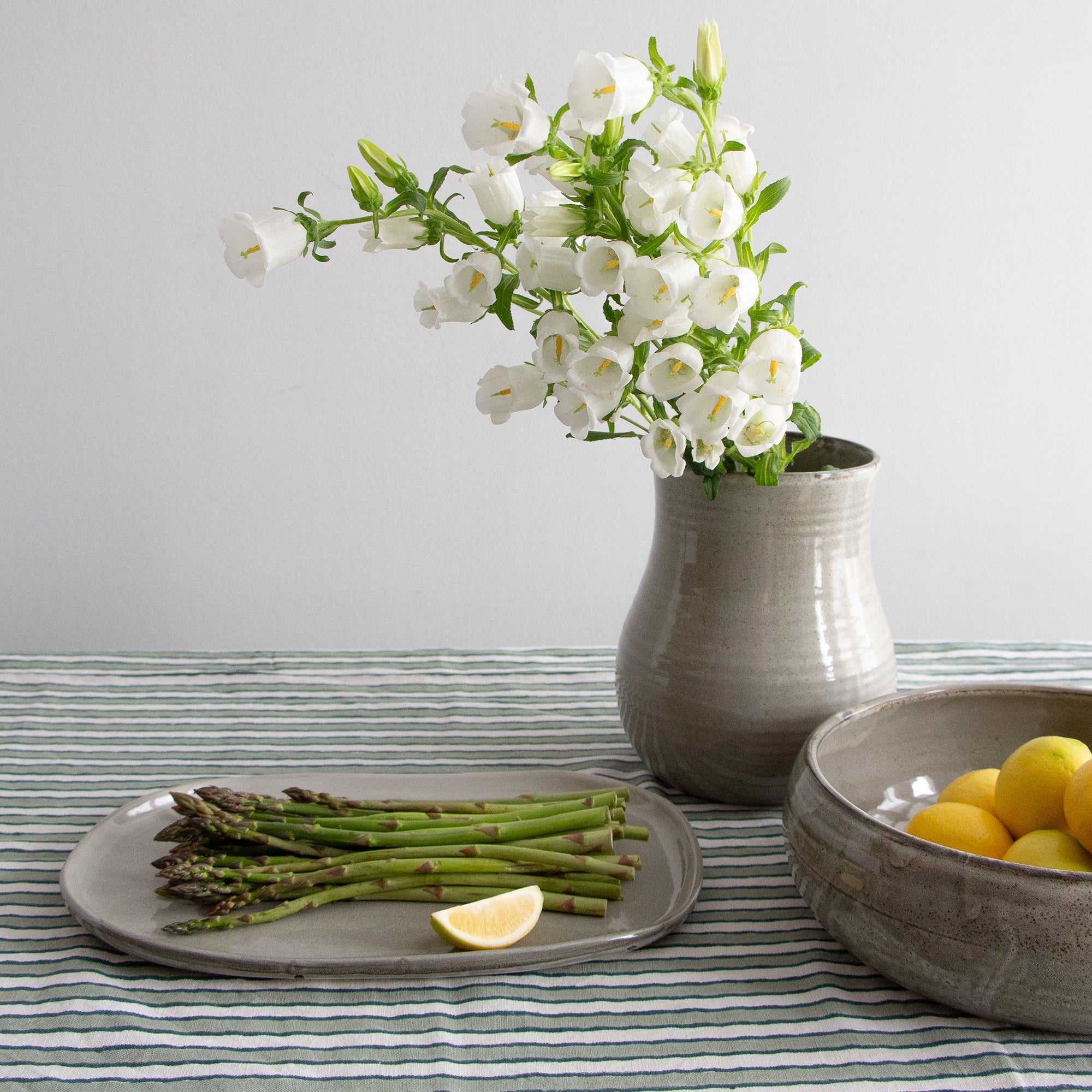 Oval Handmade Platter - Saltbush