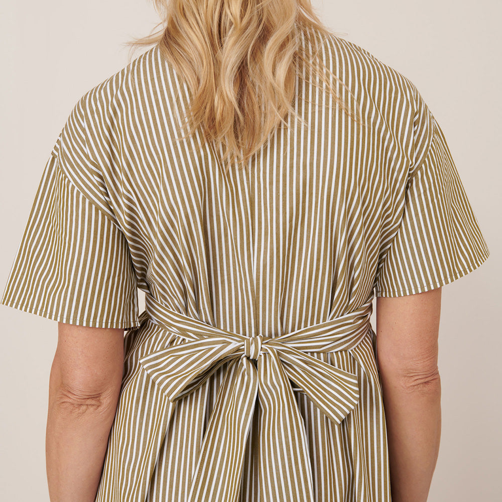 Composer Dress - Treetop Stripe