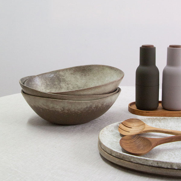 Stoneware Salad Bowl