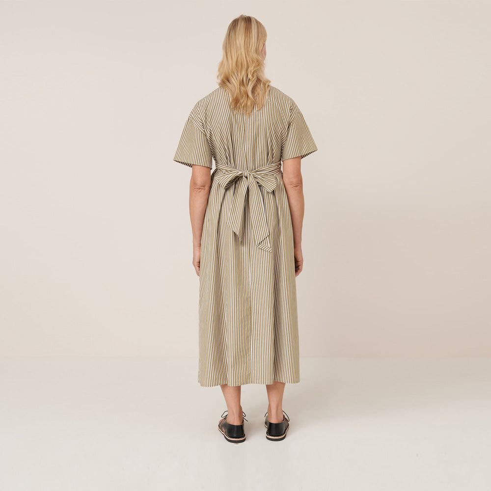 Composer Dress - Treetop Stripe