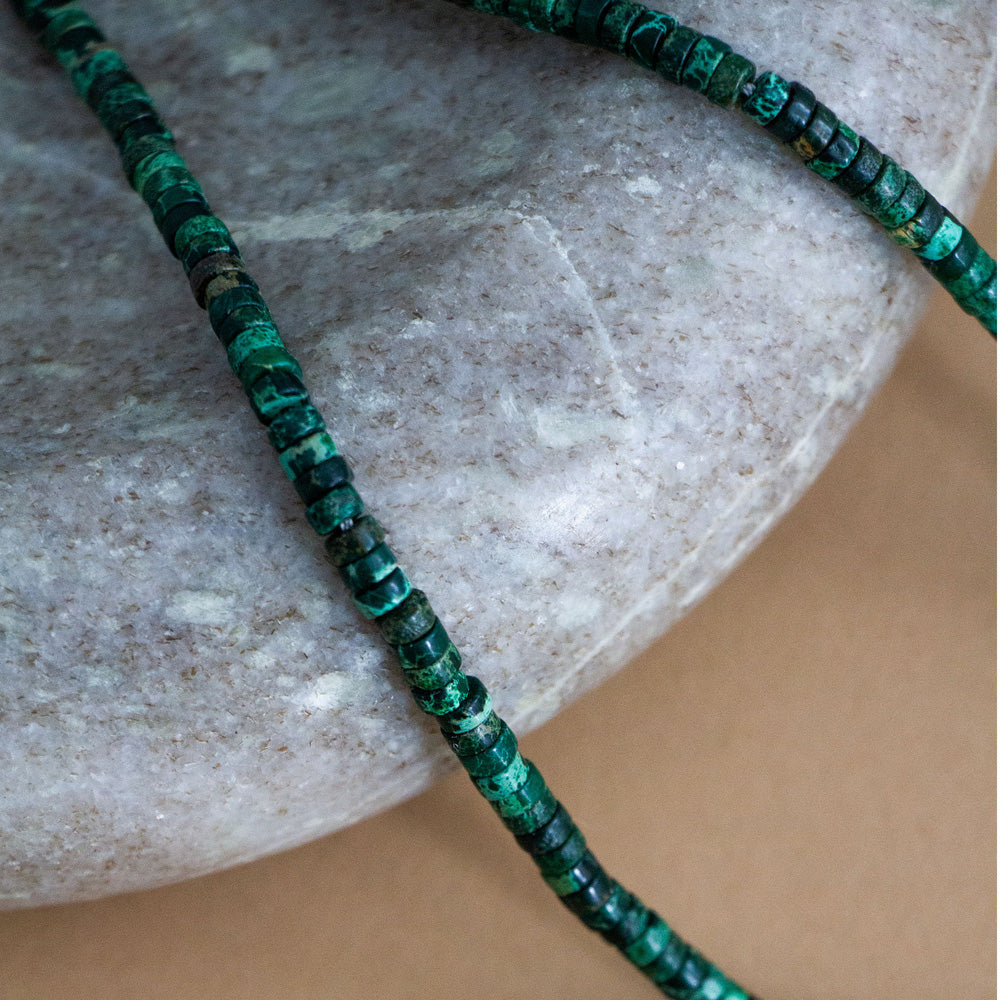 Green Bead Necklace