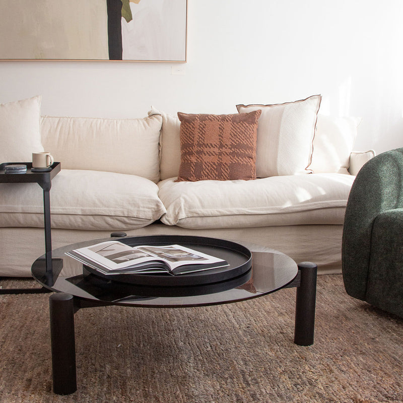 Milhouse Glass Coffee Table