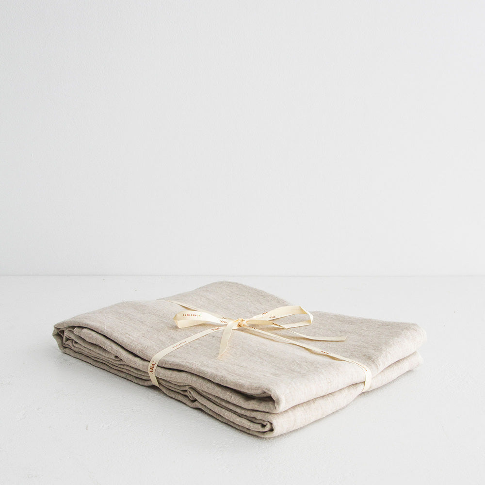 Linen Tablecloth - Oatmeal