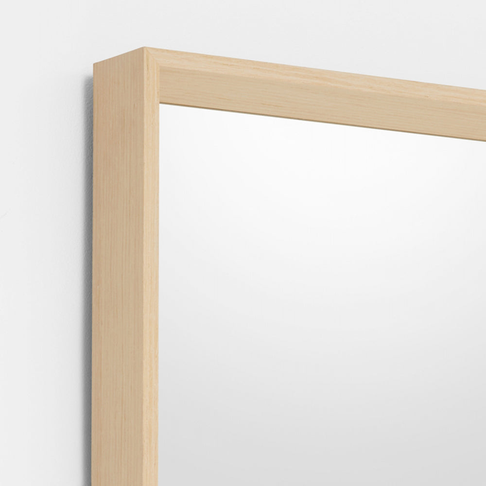 Hugo Light Timber Floor Mirror