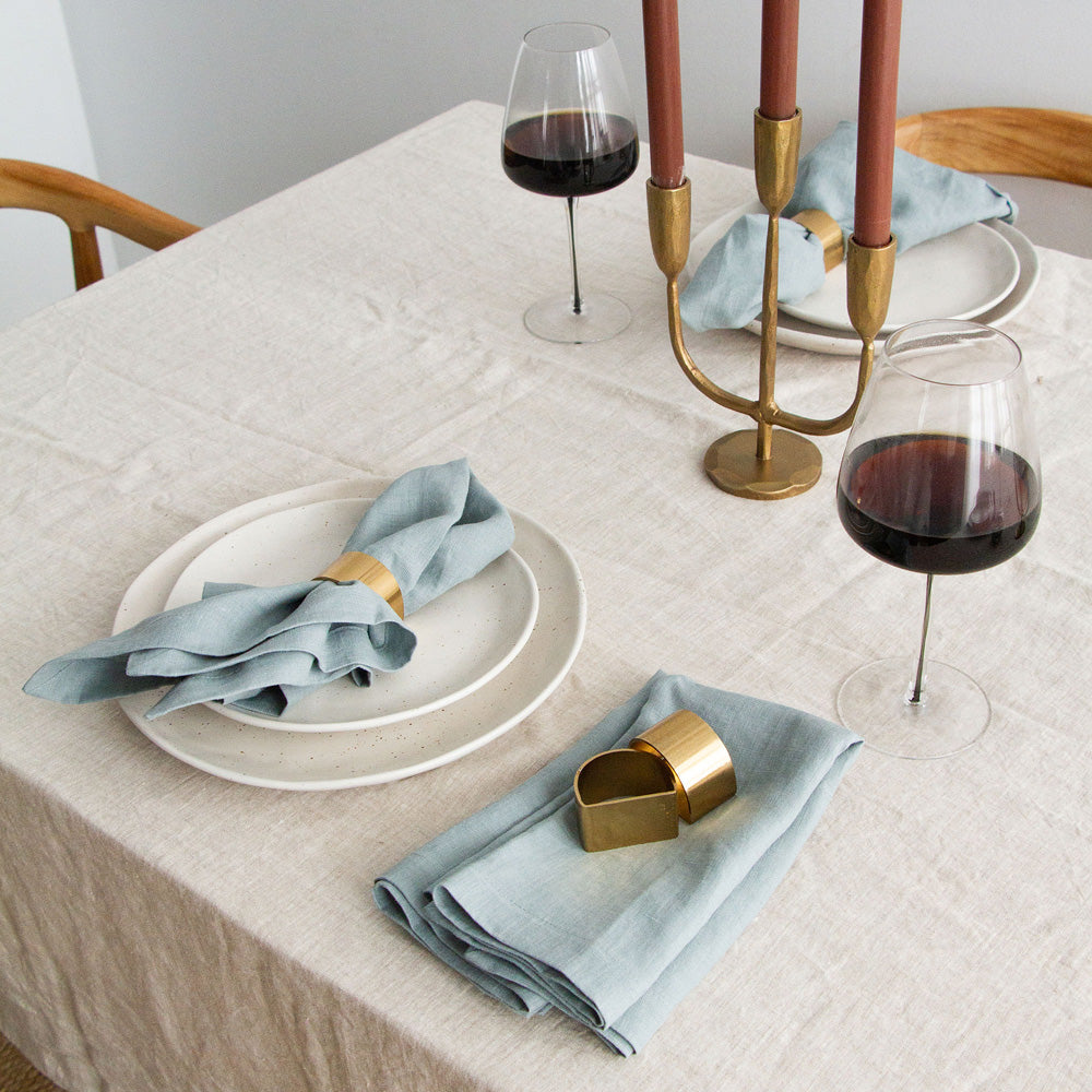 Linen Napkins - Lake (Set of 4)
