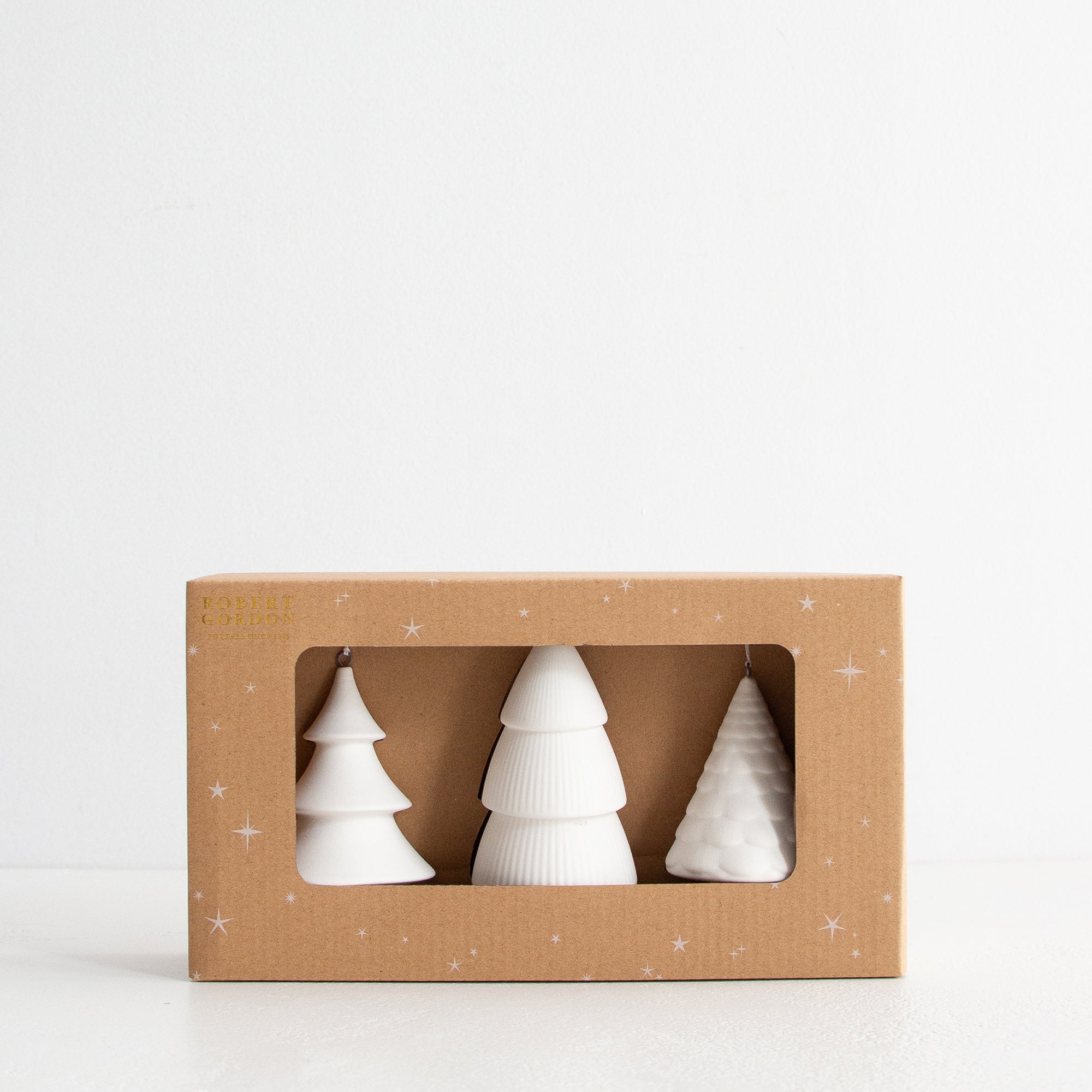 Hanging Christmas Tree Ornaments - White