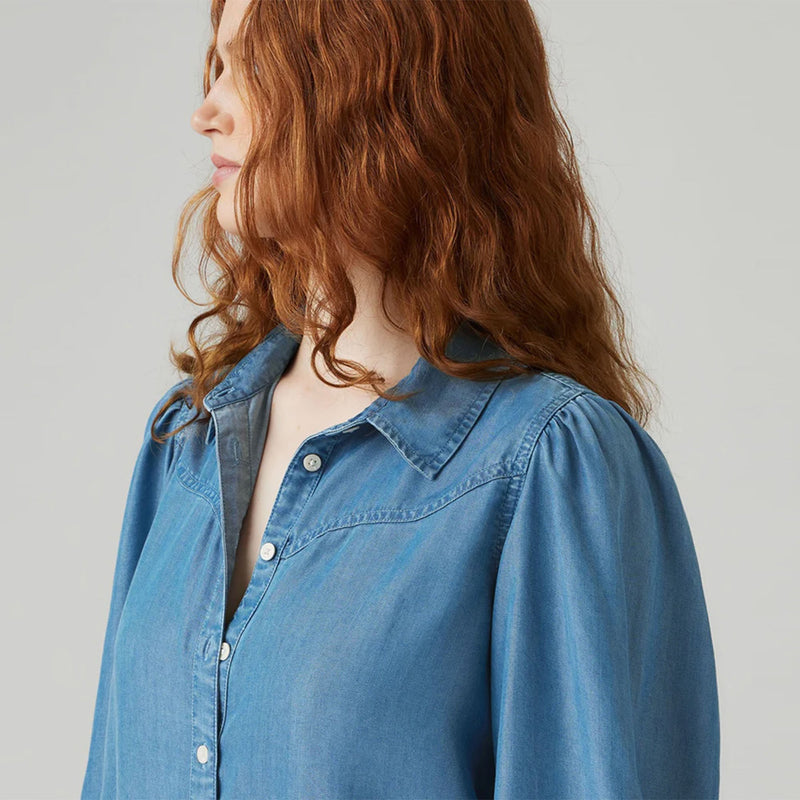 Journey Western Shirt -  Bright Mid Stone