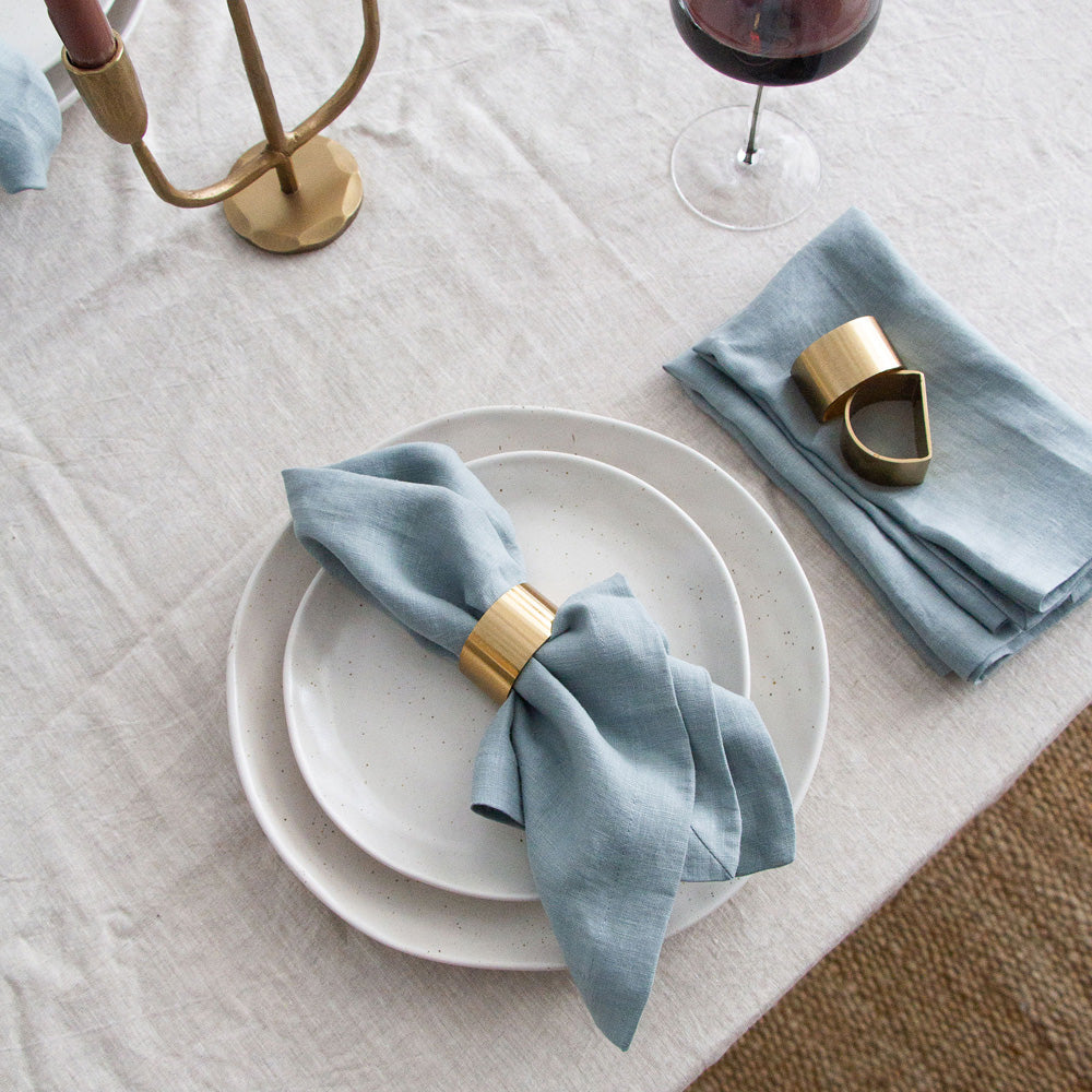 Linen Napkins - Lake (Set of 4)