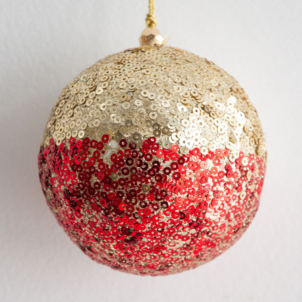Sequin Christmas Ball Ornament