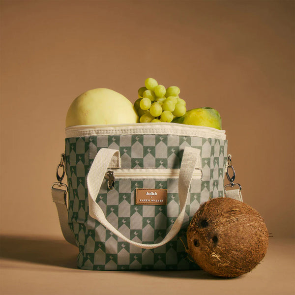 Karen Walker Mini Cooler - Sage Monogram