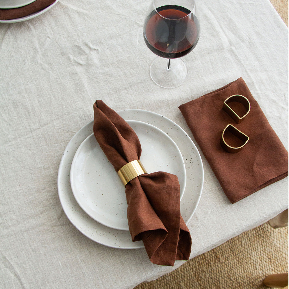 Linen Napkins - Cocoa (Set of 4)