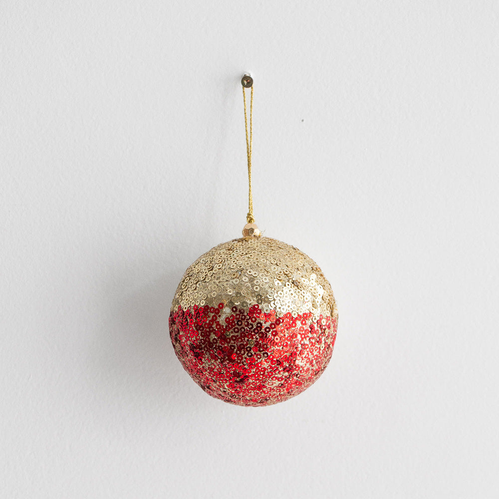 Sequin Christmas Ball Ornament