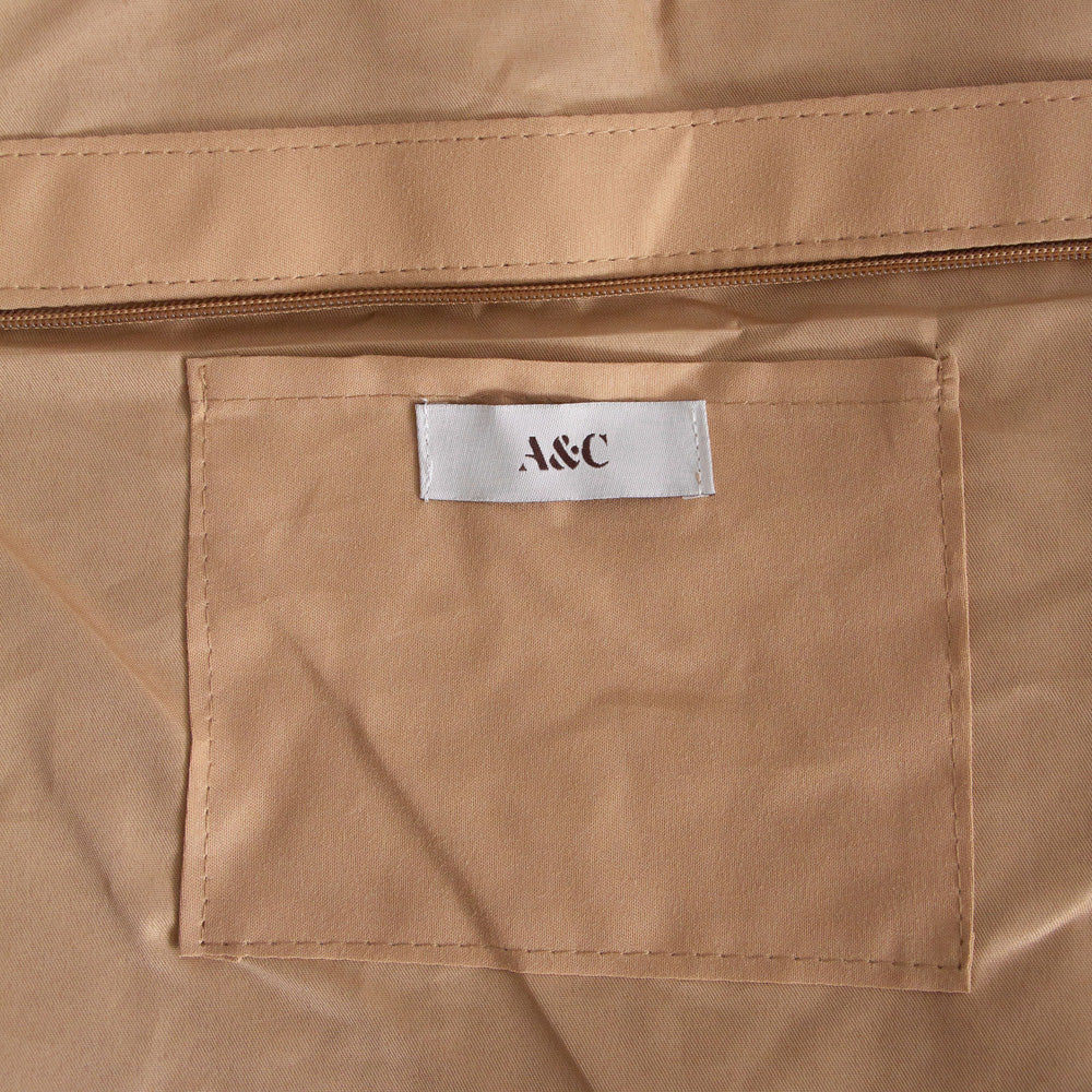 Raffia Tote Bag - Brown