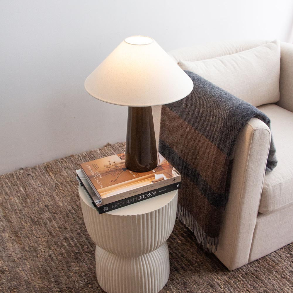 Taper Table Lamp - Olive