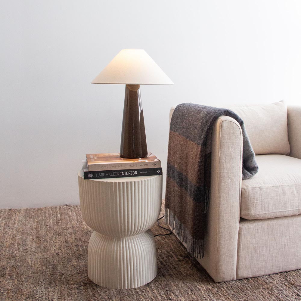 Taper Table Lamp - Olive