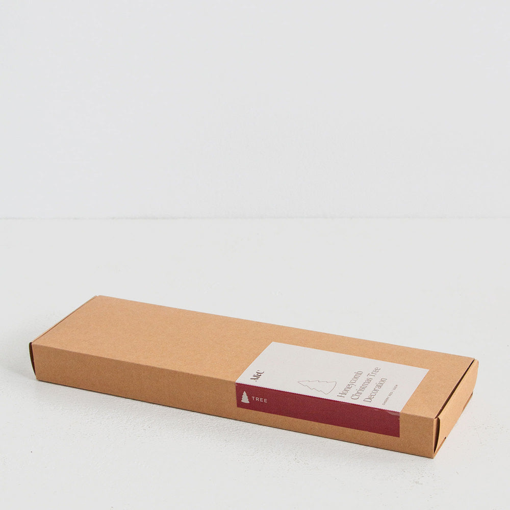 Standing Tree Decoration 30cm - Cherry Red