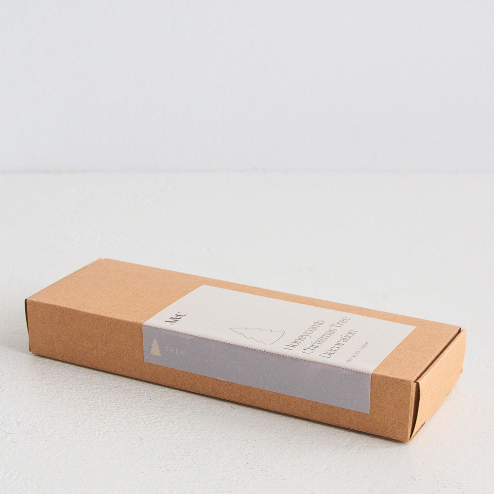 Standing Tree Decoration 20cm - Sky Blue